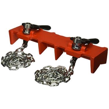 Imagem de RIDGID Torno de solda de tubo reto 40220 461, braçadeira de solda de tubo de 1,27 cm a 20,32 cm, vermelho, pequeno