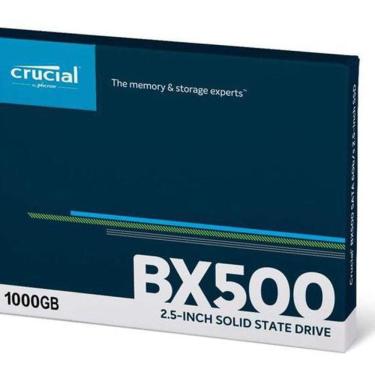 Imagem de Hd Ssd Crucial Bx500 1Tb Leitura 540 Mb/S Sata 6 Gb/S 2,5```