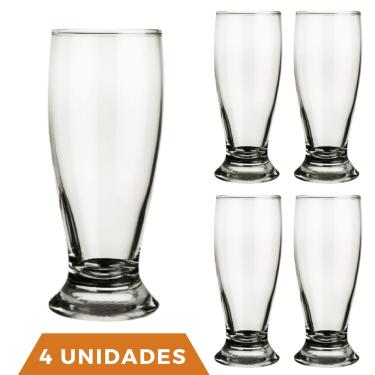 Imagem de Conjunto 4 Copo 200ml Munich Cerveja Restaurante Chop Nadir
