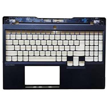 Imagem de Notebook PalmRest para Lenovo Legion S7-15ACH6 82K8 Layout do Reino Unido teclado moldura tampa maiúscula caixa preta novo