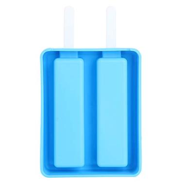 Imagem de Molde de sorvete, máquina de silicone sem sorvete vermelho + azul + verde + amarelo para picolé para pudim e bolo