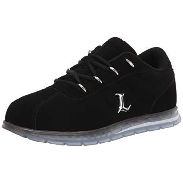 Imagem de Lugz Tênis masculino Zrocs Ice Classic cano baixo moderno, Preto/transparente, 43