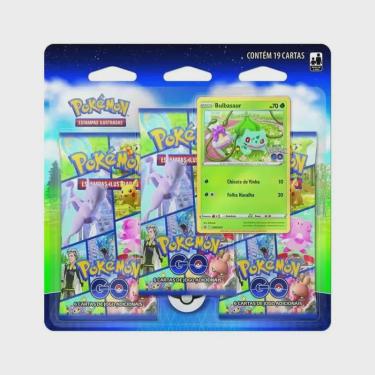 Imagem de Jogo Carta Pokemon - go Blister Triplo 19 cartas Niantic Copag