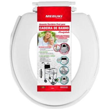 Imagem de Assento Sanitário Oval Para Cadeira De Banho Almofadado