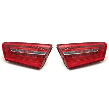 Imagem de JESYMBX Para Audi A6 C7 2010-2016 Luz traseira de neblina de freio e farol de seta de parada traseira lâmpada de seta interna esquerda e direita