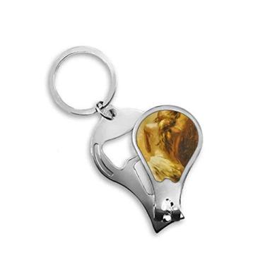 Imagem de Chaveiro abridor de cortador de unhas Blonde Back Babe Girl Pretty Gal