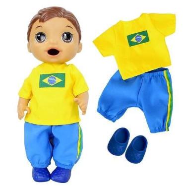 Kit Roupa De Boneca Para Baby Alive - Praia Biquini Sereia