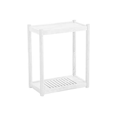 Imagem de KIZQYN Suporte de impressora Suporte de impressão de madeira maciça PC Suporte de host multicamadas Base de piso Bandeja móvel Rack Impressora Chassi de mesa Prateleira de armazenamento Impressora de mesa (Cor: C-Médio)