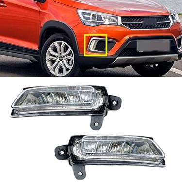 Imagem de JESYMBX Para Chery Tiggo 2/3x 2017-2020 Lâmpada de neblina frontal Luz de carro Lâmpada de neblina Lâmpada de condução Lâmpadas de neblina Montagem de luz de neblina