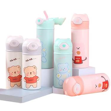 Imagem de Garrafa Térmica Infantil Escolar Vacuum Cup Inox Criança Bebe (ROSA)