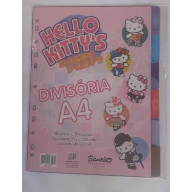 CADERNO REFIL P/ FICHARIO UNIV. 80FLS HELLO KITTY - Livraria Concorde