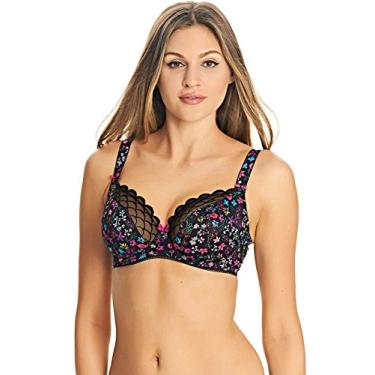 Imagem de Freya Sutiã feminino Harmonie Girl com aro e decote profundo, Preto, 32B