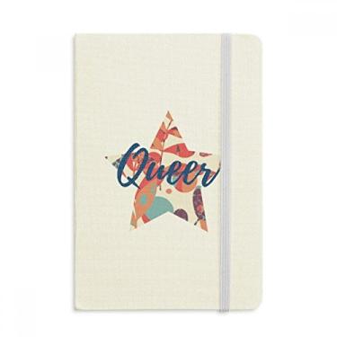 Imagem de Caderno de pintura de plantas de flores com folhas de outono, capa dura de tecido oficial diário clássico