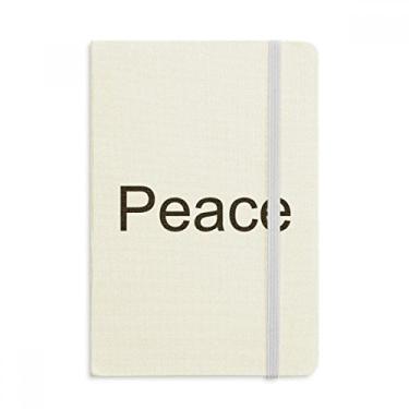 Imagem de Caderno com frases inspiradoras da palavra Paz, capa dura oficial, diário clássico