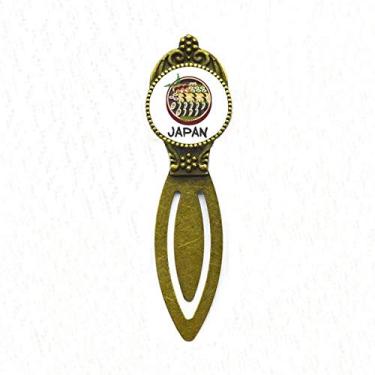 Imagem de Marcador de livro tradicional japonês saboroso de sushi retrô para escritório