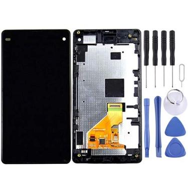 Imagem de Digitalizador de tela LCD para Sony LCD Display + Touch Painel com quadro para Sony Z1 Compact