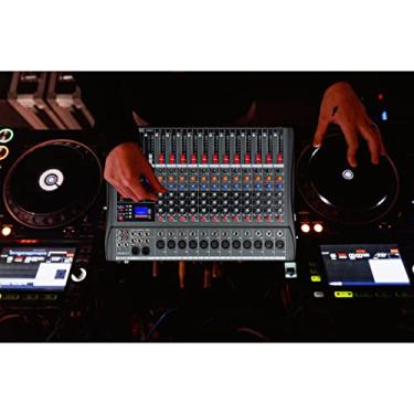 Imagem de Profissional Placa De Som Audio Mixer Canal,7/8/12 Canals Mesa De Som Misturador com Bluetooth Acessórios de streaming para mixers de DJ (12 canais)