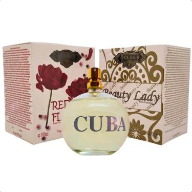 Imagem de Perfume Feminino Cuba Red Flower + Cuba Beauty Lady 100 Ml - Cuba Pari