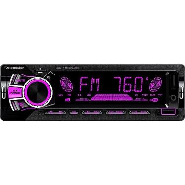 Imagem de Som Automotivo Roadstar RS2751BR Bluetooth 2 USB 7 Cores Radio FM