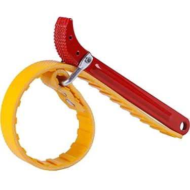 Imagem de EZRODI Chave de correia universal ajustável – para membrana RO e carcaças pré-filtro (chave multifuncional de filtro de água, diâmetro externo do recipiente 5-13 cm)