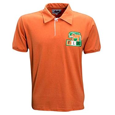 Imagem de Camisa Costa do Marfim 1980´s Liga Retrô Laranja (GG)