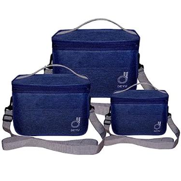 Imagem de Bolsa Termica Cooler Fitness Bebida Agua Marmita Lanche Cerveja P, M ou G (Azul, G)