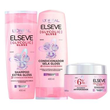 Imagem de Kit Elseve Glycolic Gloss Com 3 