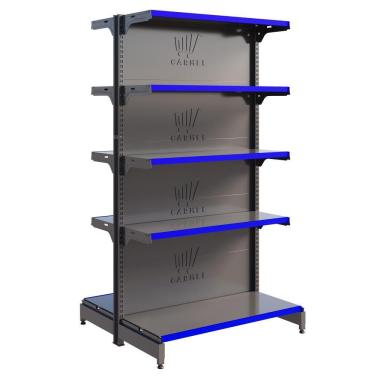 Imagem de Gôndola Fit 40 Centro 1 Inicial 2,02m Comercio Farmácia Loja - Amapá