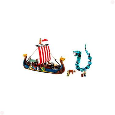 Imagem de Lego Creator Navio Viking E A Serpente De Midgard 31132 - Lego