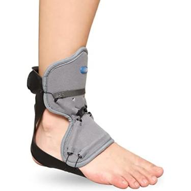 Imagem de Cobertor de aquecimento, suporte para órtese de tornozelo AFO, órtese para queda de pé, cinta para queda de pé para caminhar – use como cinta AFO esquerda ou direita para sapatos de hemipleg