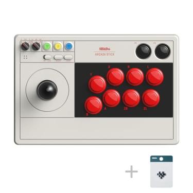 Imagem de 8Bitdo Arcade Stick for Switch & Windows, Arcade Fight Stick Support Wireless Bluetooth, 2.4G Receiver and Wired Connection