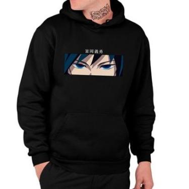 Imagem de Moletom Unissex Estampado Giyu Tomioka Demon Slayer Eyes-Unissex