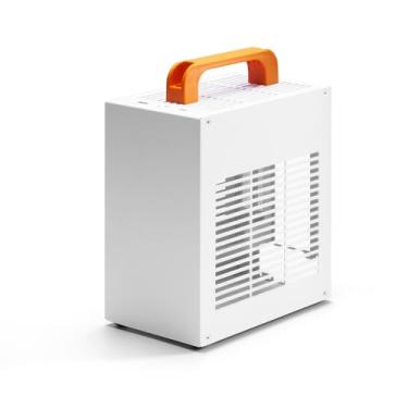 Imagem de SGPC Itx Mini Case – K39 (aço), fonte de alimentação 1U, porta USB de E/S frontal e porta tipo C, 2 alças podem ser instaladas, painel ventilado – 2 painéis laterais de aço e 1 acrílico/capa 5L SFF