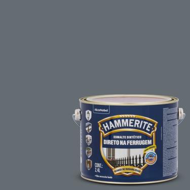 Imagem de Esmalte Sintético Hammerite Brilhante Cinza 2,4L Coral