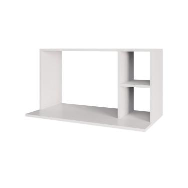 Imagem de Suporte Microondas com 2 Nichos em MDP Suspenso Zain 80cm M12 - D`Rossi