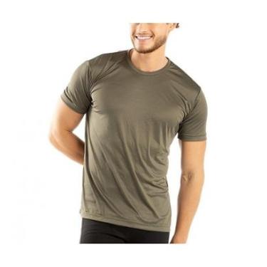 Imagem de Camiseta Fitness DelRio Masculina Manga Curta T-Shirt com Crepe-Masculino