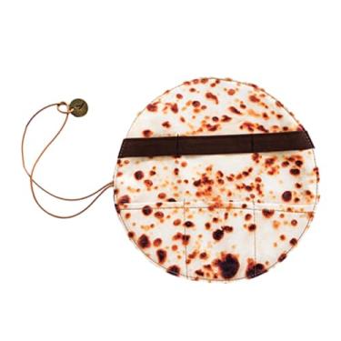 Imagem de rockible Tortilla Rolou Caneta Caso Envoltório de Caneta Portátil para Pincéis de Maquiagem Pincéis