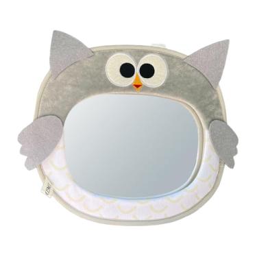 Imagem de Fancyes Espelho de banco traseiro de bebê de desenho animado, decoração de carro, visão ampla, fácil de observar, espelho retrovisor de carro, espelho