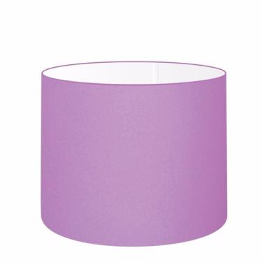 Imagem de Cúpula Abajur Cilíndrica Cp-7019 Ø40x30cm Lillás