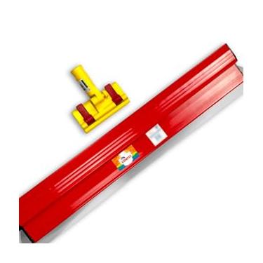 Imagem de Desempenadeira Berox em Aço Inoxidável 80cm + Suporte Alongador Universal Compel P/Massa Corrida, Drywall, Revestimentos, Decorações Profissional Kit