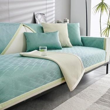 Imagem de Protetor de móveis de sofá de vários tamanhos Capas de protetores de móveis acolchoados para sofá Protetores de móveis de sofá acolchoados não deslizantes para sofá, loveseat, poltrona reclinável, cad