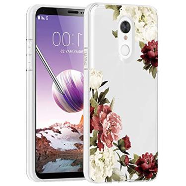 Imagem de Vavies Capa para LG Stylo 4/para LG Stylo 4 Plus/para LG Q Stylus Capa para meninas e mulheres, capa protetora para telefone traseira de TPU macio e flexível para LG Stylo 4 (flor de flor)