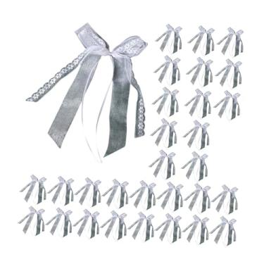 Imagem de Dynwave 30Pcs Fitas e laços de casamento DIY Decorações decorativas Laço de carro Laços Fita para aniversário Chá de panela Guirlandas Suprimentos, Style a