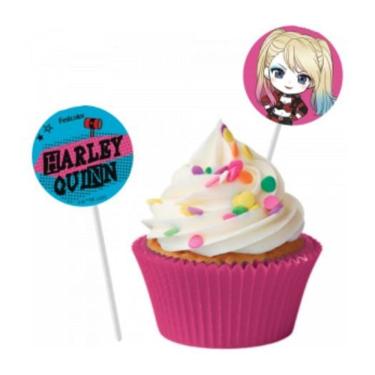 Imagem de Topper P/ Doces Arlequina C/8 Festcolor