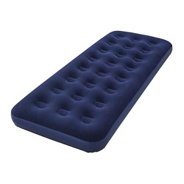 Imagem de Colchão Inflável Solteiro Single Flocked, Multicor, Duplo