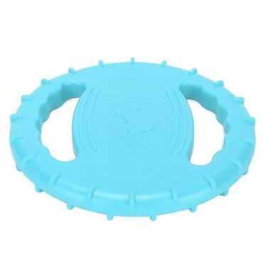 Imagem de Brinquedo de Disco Voador para Cães, Flexível, Tpr, Alívio do Estresse, 2 Lados, Design Oco, Treinamento de Animais de Estimação para Cães Grandes, Praia, Lago (Azul celeste)