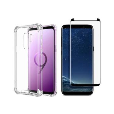 Imagem de Capinha Antichoque + Vidro 5D Para Samsung Galaxy S9+ Plus - HRebros