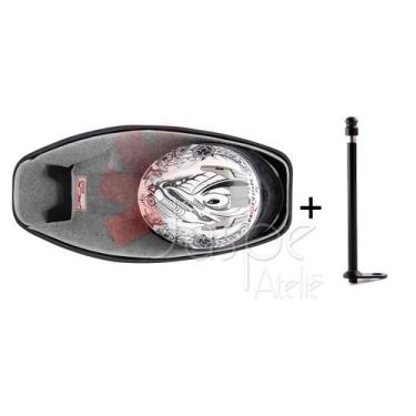 Imagem de Forração Honda Pcx 150 Forro Baú 16 18 Cinza + 1 Antena - Jaspe Ateliê