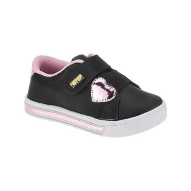 Imagem de Genérico, Tenis Infantil Menina Escola Passeio Casual escolar Tamanho:20;Cor:Preto