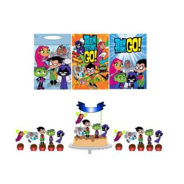 Imagem de kit festa só um bolinho jovens Titãs - Marilinda